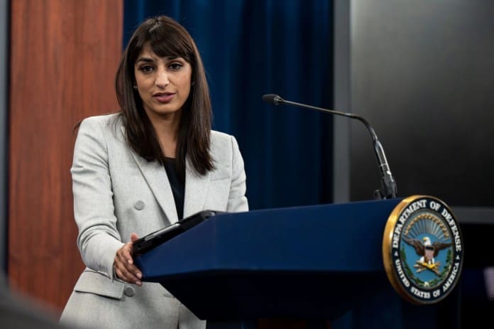 DVIDS - Images - Deputy Pentagon Press Secretary Sabrina Singh Conducts  Press Briefing [Image 5 of 10]
