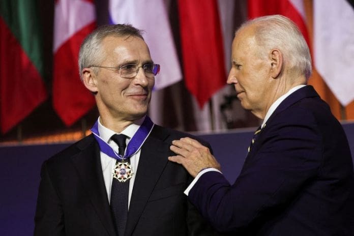 Biden awards NATO Secretary General Jens Stoltenberg with Presidential  Medal of Freedom | CNN Politics