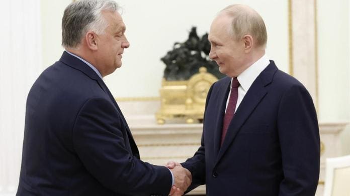 Orbán se reúne con Putin para tratar sobre la paz en Ucrania, ante el malestar de Bruselas y la OTAN | El Periódico
