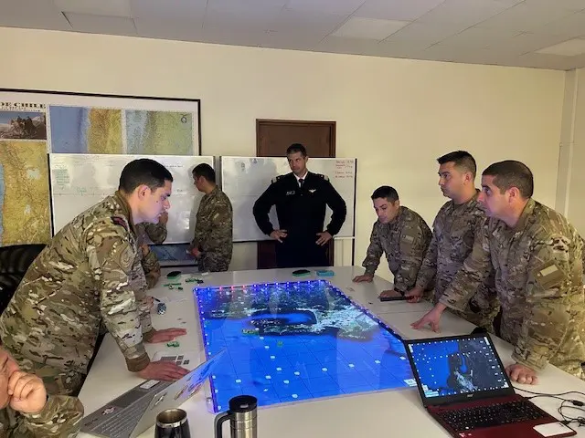Chilean and U.S. Marines Wargame