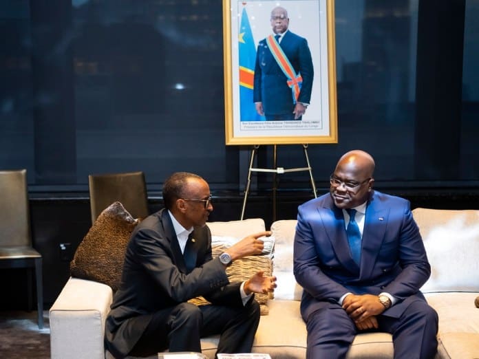 President Kagame meets with President Félix Tshisekedi of … | Flickr