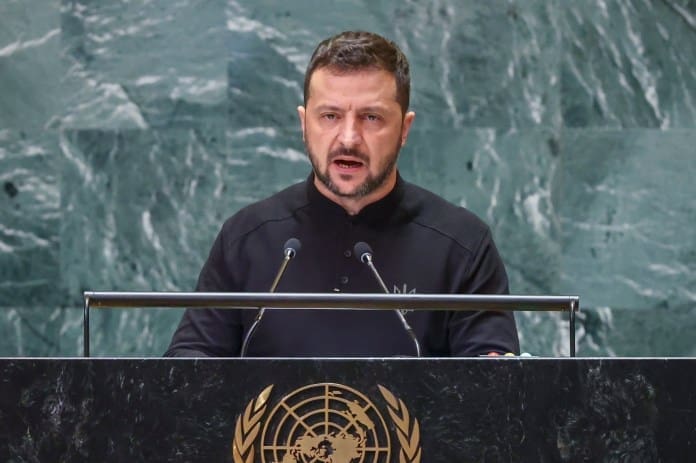 Zelenski rechaza en la ONU cualquier solución a la guerra de Ucrania que no  incluya "una paz justa" | Internacional