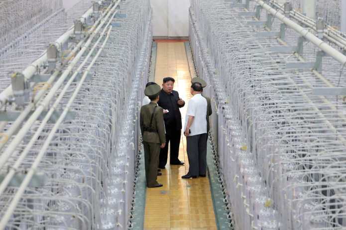 Kim Jong Un tours North Korea uranium enrichment facility in rare nuclear program photos