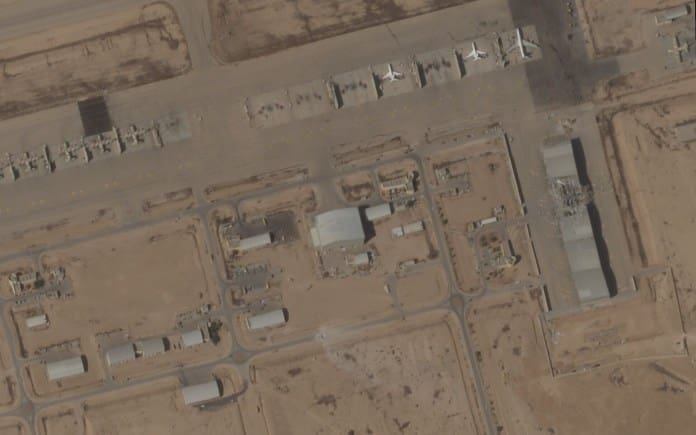 Satellite imagery appears to show damage at air base after Iranian missile  strike | The Times of Israel