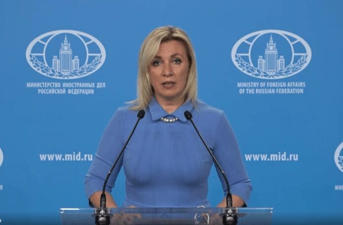 Maria Zakharova loses her cool, refers to IOC as neo-Nazi