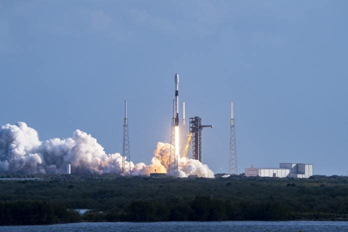 Lanzamiento del Falcon 9 de SpaceX.