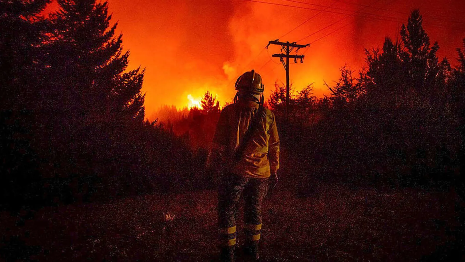 Incendios forestales en El Bolsón (Río Negro)