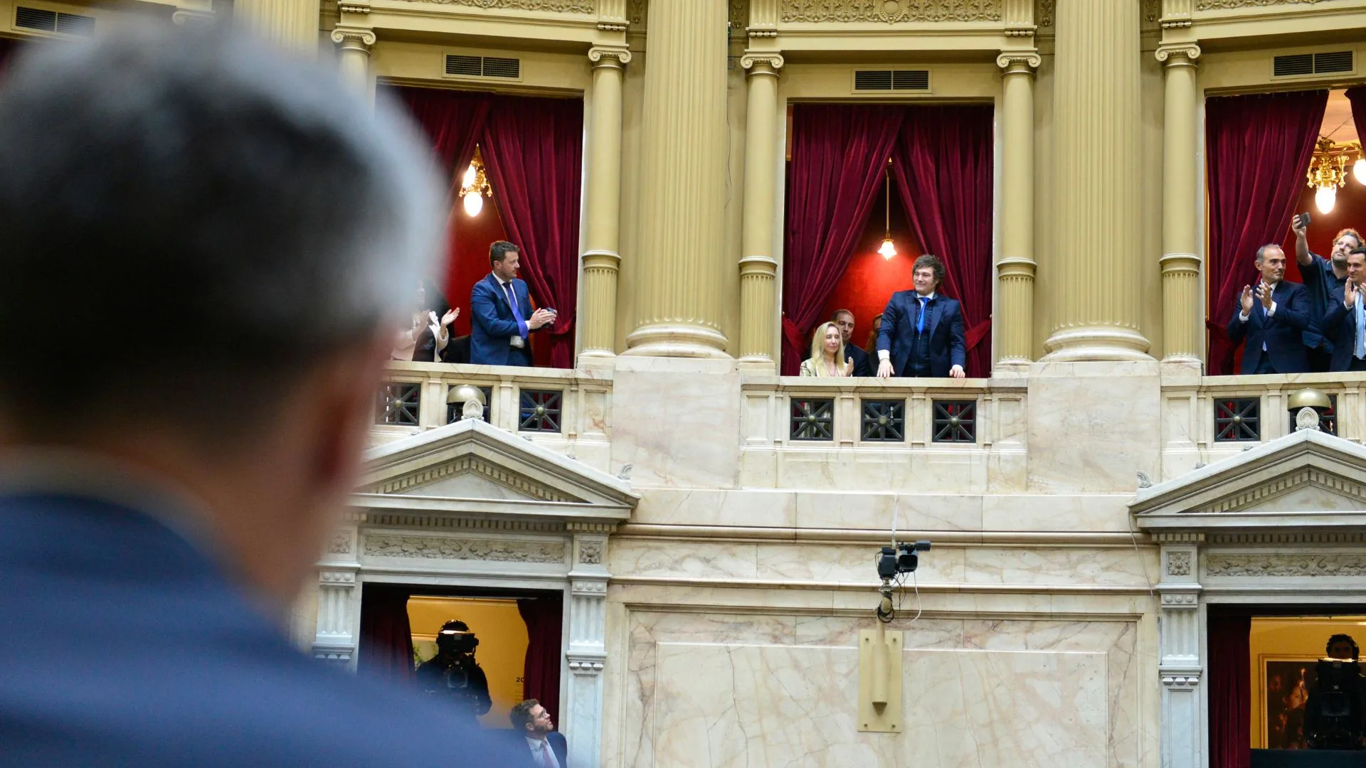 Javier Milei en la Cámara de Diputados