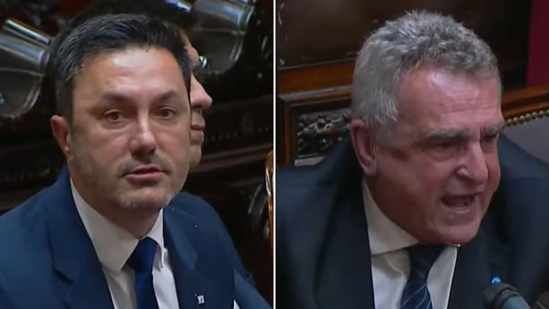 Cruce entre Petri y Rossi por la Defensa Nacional 