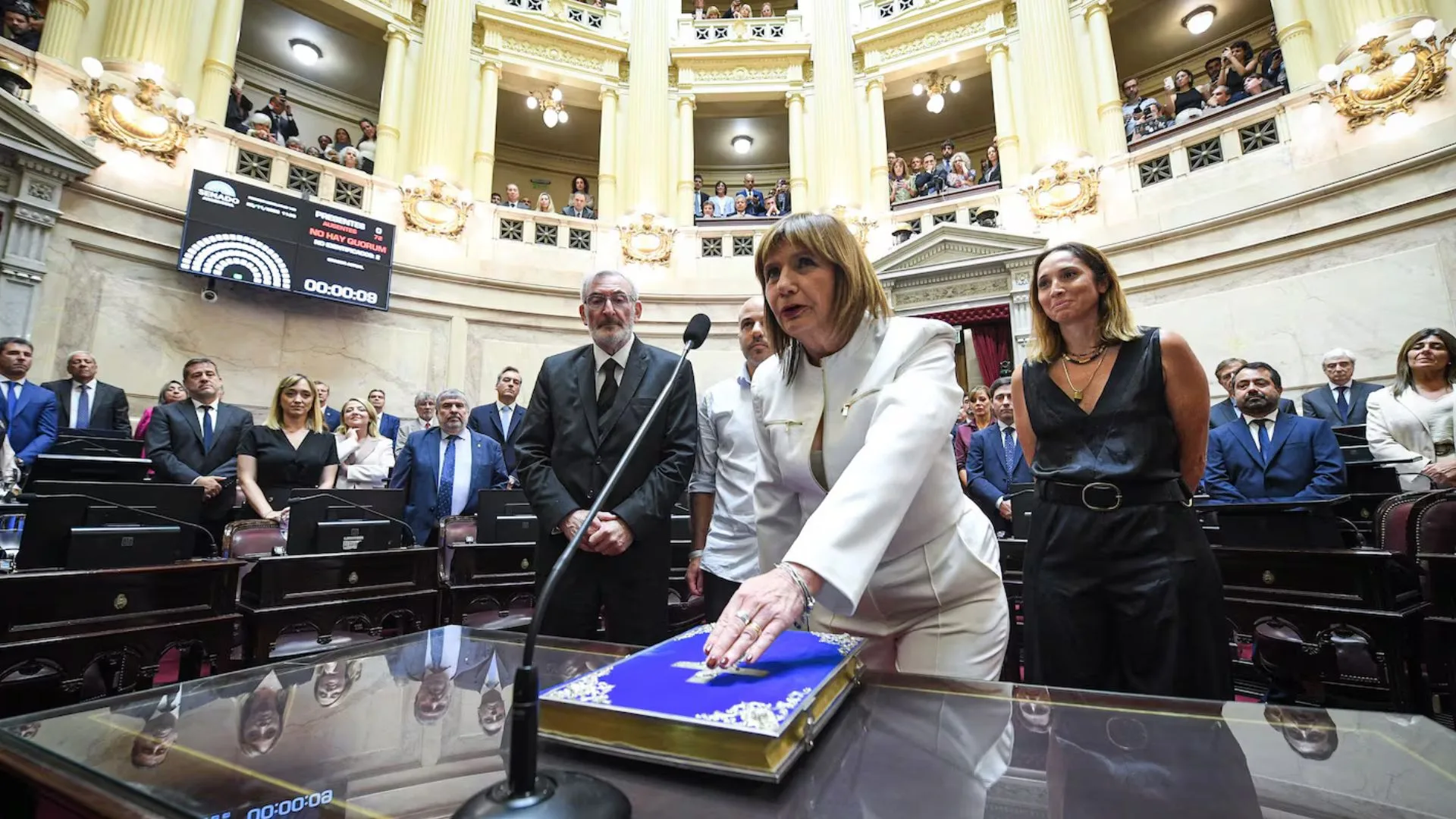 Jura de Patricia Bullrich como Senadora