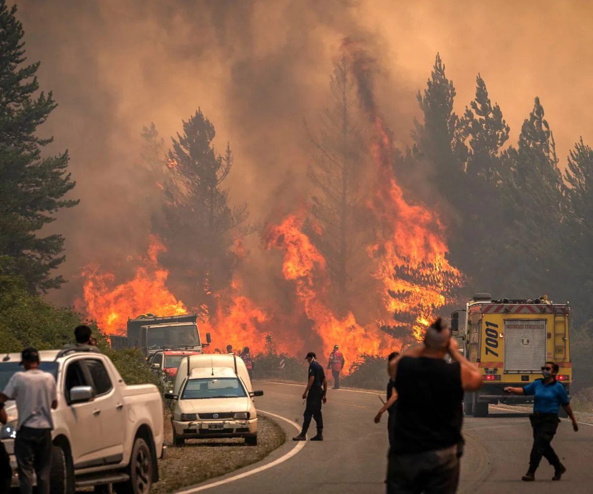 Incendios forestales Patagonia argentina