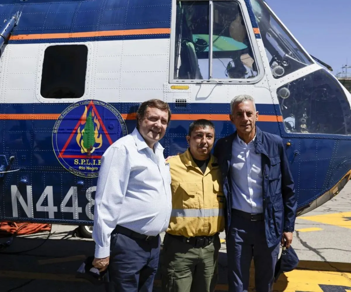 Presentación Helicópetro Sikorsky S61 N488JS, Río Negro