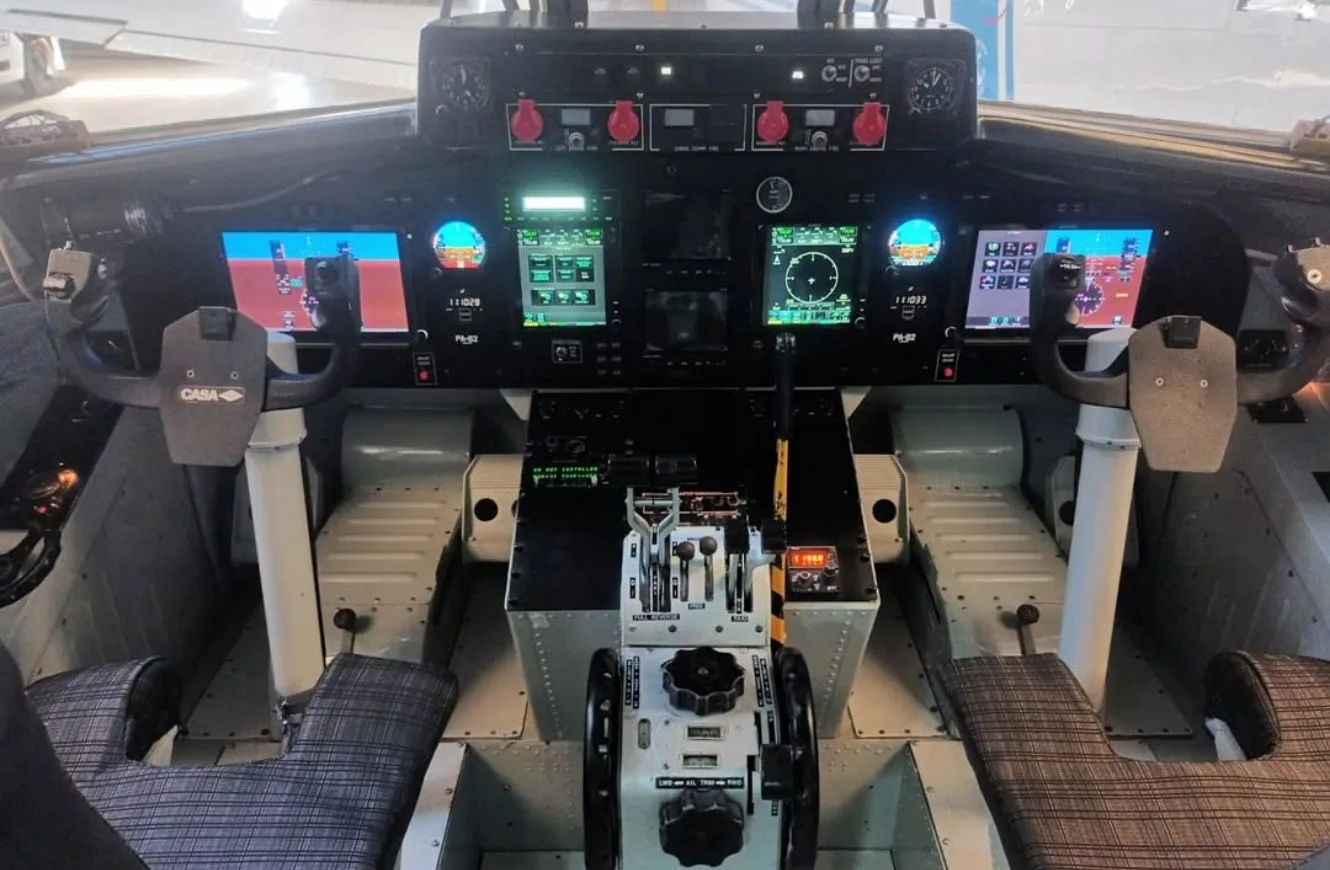 CASA C-212 PA-62 de Prefectura Naval Argentina modernizado. Crédito: Redimec