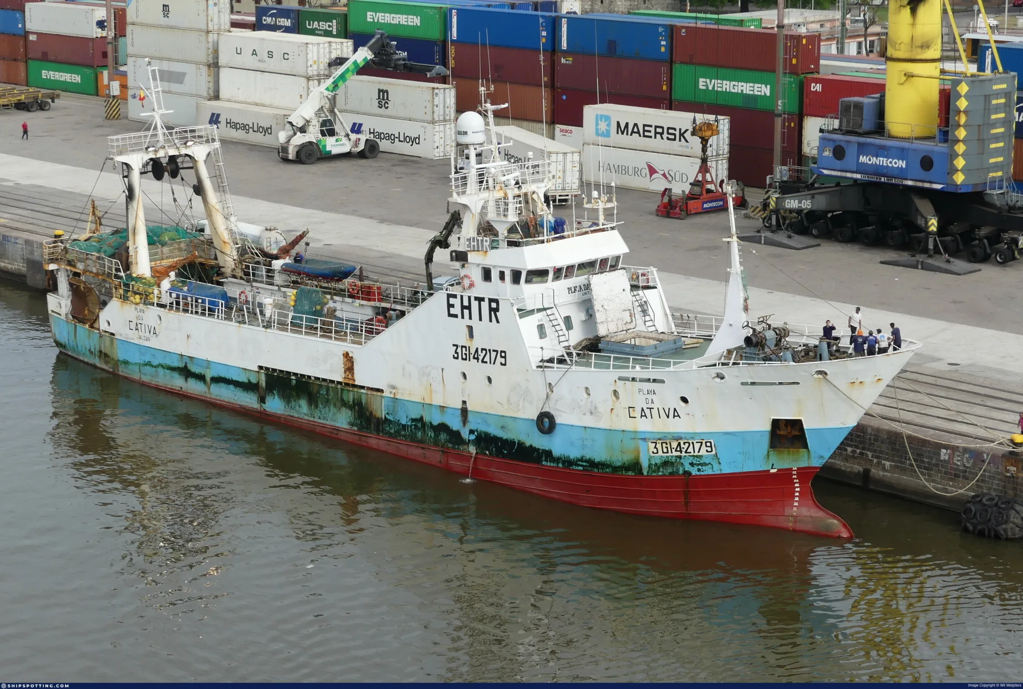 Playa Da Cativa pesquero. Crédito: Will Wijsters