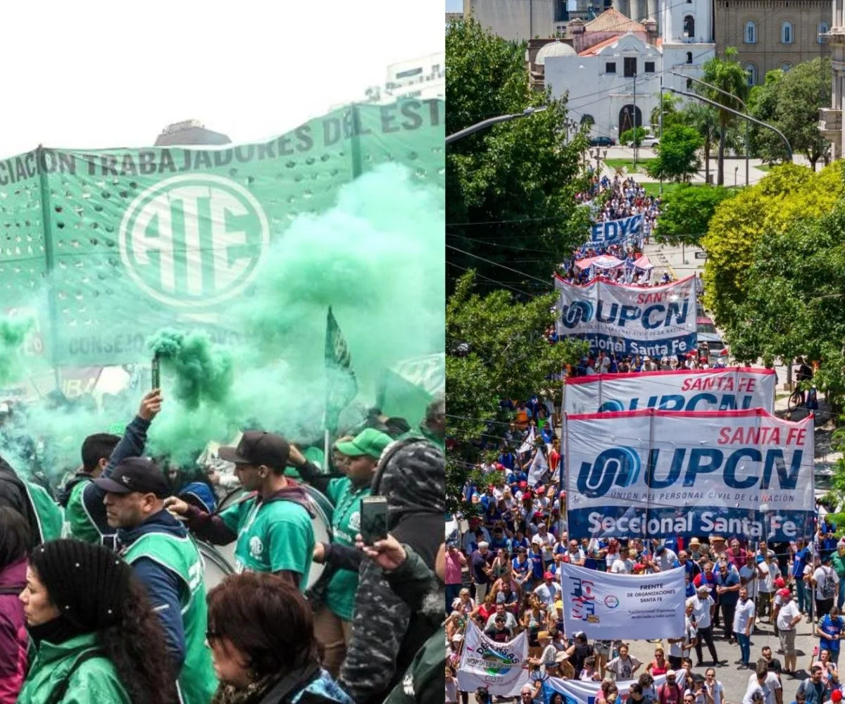 Gremios estatales: ATE y UPCN