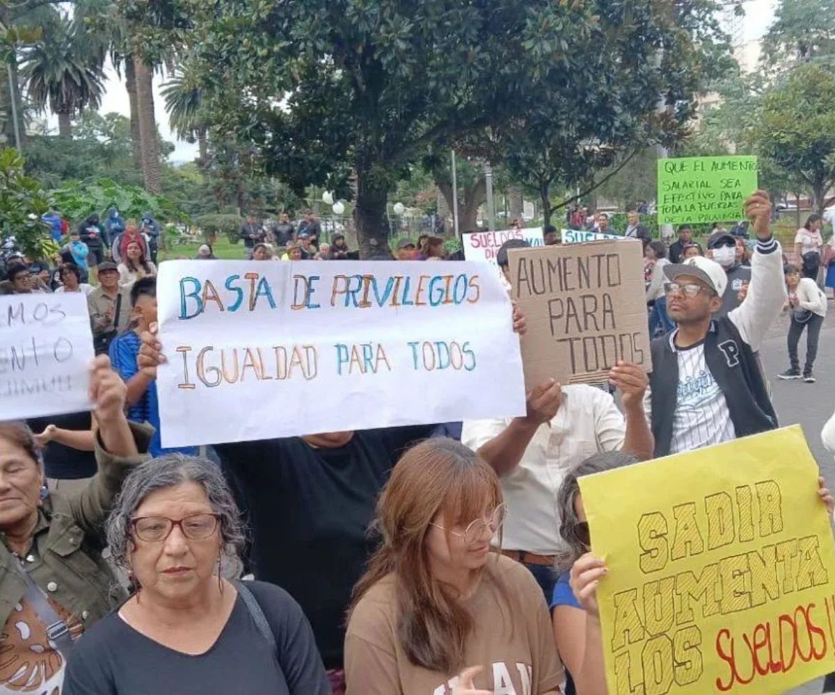 Protesta salarial de la Policía de Jujuy
