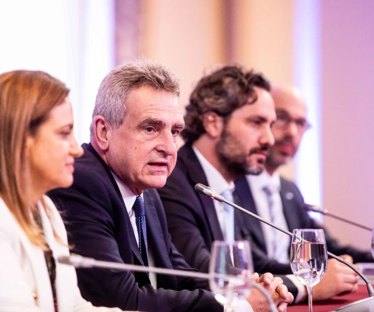 Agustín Rossi y Santiago Cafiero, Diputados de Unión por la Patria (UxP) 